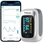 تصویر مانیتور اندازه گیری اکسیژن خون سرانگشتی vibeat 