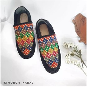 تصویر گیوه کد 14 طرح سوزندوزی 