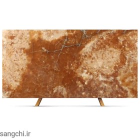 تصویر سنگ اسلب مرمر عسلی 