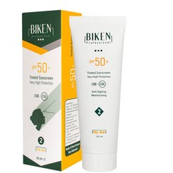 تصویر كرم ضد آفتاب اس پی اف 50 پوست های چرب Biken SPF 50 Oily Skin SunScreen Cream