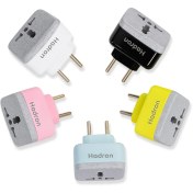 تصویر تبدیل دو شاخه برق هادرون مدل ۳ به ۲ با گارانتی مادام العمر 