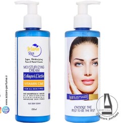 تصویر کرم دست و صورت کلاژن و الاستین مارین رز حجم 250 میل Marine Rose collagen and elastin hand and face cream, volume 250 ml