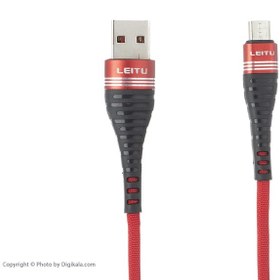 تصویر کابل تبدیل USB به microUSB لیتو مدل LD-11 طول 1 متر 