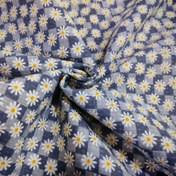 تصویر پارچه آشپزخانه مدل پنبه طرح بابونه کد 0 