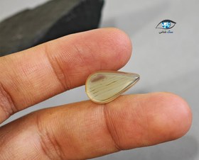 تصویر عقیق زرد اشکی طبیعی 1.2 گرم 