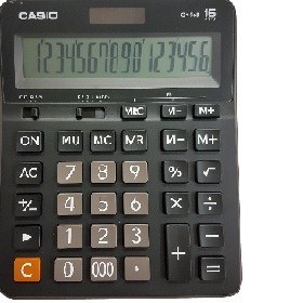 تصویر ماشین حساب کاسیو مدل GX-16B ا CASIO GX-16B Calculator CASIO GX-16B Calculator