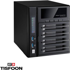 تصویر ذخیره ساز تحت شبکه دکاس مدل W4000 Thecus W4000 Desktop Nas Storage