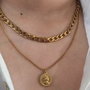 تصویر گردنبند دولاین کارتیه تراش و الیزابت 