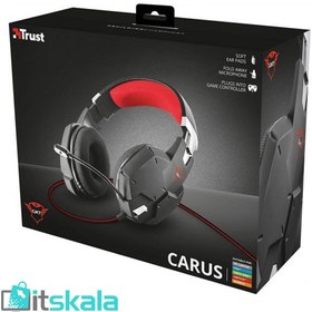 تصویر هدست گیمینگ تراست مدل Trust GXT 322 Carus GXT 322 Carus Black Gaming Headse