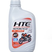تصویر روغن موتورسیکلت اچ تی سی مدل 10W40 حجم ۱ لیتر 