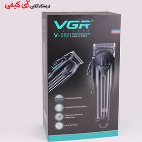 تصویر ماشین اصلاح وی جی آر مدل V-282 با تکنولوژی برش مستقیم و ضد آب 