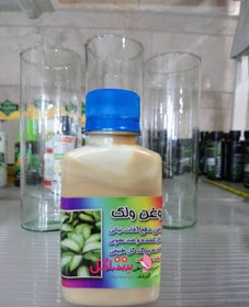 تصویر روغن ولک براق کننده برگ گیاهان 