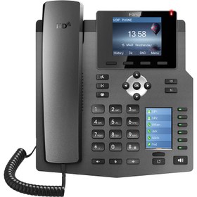 تصویر تلفن تحت شبکه باسیم فنویل مدل X4 ا X4 4-Line Corded IP Phone X4 4-Line Corded IP Phone