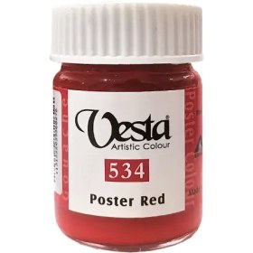 تصویر گواش وستا کد 534 Red حجم 30 میل 