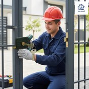 تصویر قفل درب حیاط سوییچی میلاک 4 کلید ویژه 