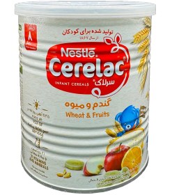 تصویر سرلاک گندم و میوه به همراه شیر نستله | Nestle Cerelac Wheat & Fruits With Milk 