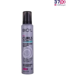 تصویر موس حالت دهنده مو با قدرت بالا بیول Hair Mousse Fine Curls BIOL