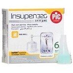 تصویر سر سوزن قلم انسولین پیک سلوشن 6 میلی متر 5 عددی Insupen Pen Needle 6 Mm