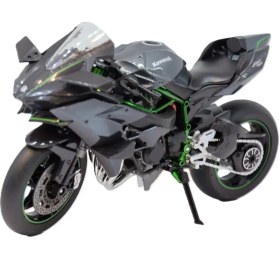 تصویر ماکت موتور کاوازاکی H2R فلزی مشکی 