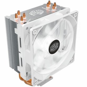 تصویر خنک کننده پردازنده کولرمستر Hyper 212 HALO WHITE Cooler Master Hyper 212 HALO WHITE CPU Air Cooler