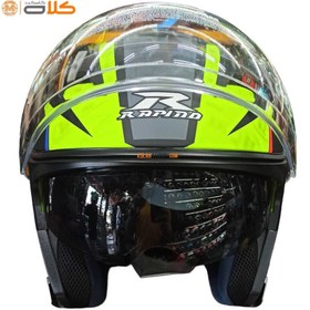 تصویر کلاه کاسکت راپیدو Motorcycle helmet without jaw BPH SRT