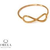 تصویر انگشتر طلا ۱۸ عیار بینهایت 