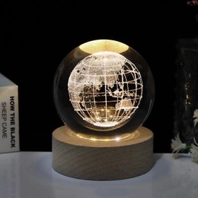 تصویر گوی شیشه ای سایز۶ طرح کره 