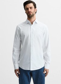 تصویر پیراهن مردانه زارا STRIPED TWILL SHIRT 