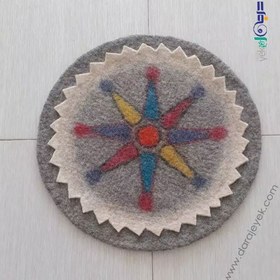 تصویر نمدپشمی گرد 60*60 