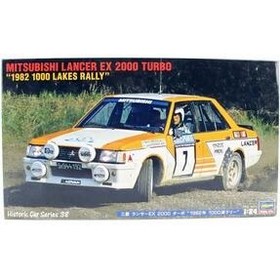 تصویر ماکت ترازو Hc38 21138 1/24، میتسوبیشی لنسر Ex 2000 توربو 1982 1000 LAKES RALLY، خودرو مسابقه Hasegawa 