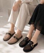 تصویر صندل گیپوری زنانه مدل هدیه کد 250 رنگ مشکی و قهوه‌ای 