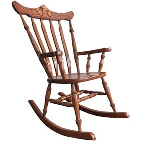 تصویر صندلی چوبی راک مدل عقاب 