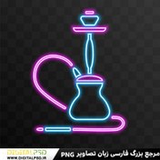 تصویر وکتور قلیون SHISHA