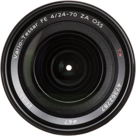 تصویر لنز سونی مدل Sony FE 24-70mm f/4 ZA ا Sony Vario-Tessar T* FE 24-70mm f/4 ZA OSS Lens Sony Vario-Tessar T* FE 24-70mm f/4 ZA OSS Lens