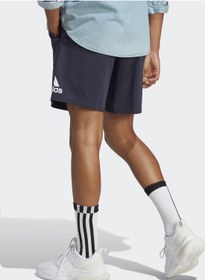 تصویر شلوارک جیرزی تک لایه با لوگوی بزرگ برند Adidas Big Logo Single Jersey Shorts