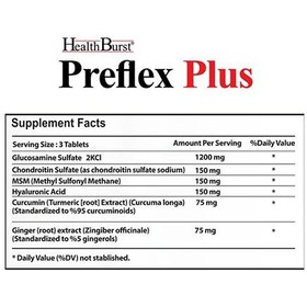 تصویر قرص پریفلکس پلاس هلث برست تاریخ انقضا 2024/11 Preflex Plus Health Burst