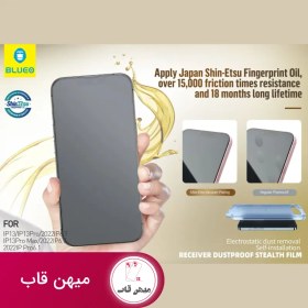 تصویر گلس گوشی Blueo Anti Dust HD Glass Anti Static With Applicator 