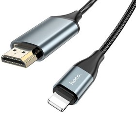 تصویر کابل HDMI هوکو مدل UA15 باسری LIGHTNING to HDTV HOCO UA15 Cable Lightning to HDMI