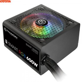 تصویر منبع تغذیه (پاور) کامپیوتر ترمالتیک مدلSmart Pro RGB 600W Thermaltake Smart Pro RGB 600W Computer Power Supply