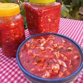 تصویر ترشی گوجه فرنگی یک کیلویی گیلان.رشت 