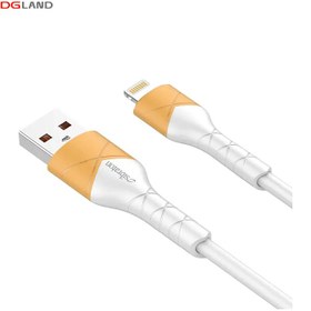 تصویر کابل تبدیل USB به لایتنینگ سیبراتون مدل S403I طول 1 متر سفید کابل تبدیل کابل لایتنینگ
