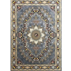 تصویر فرش 1200 شانه خطیبی تبریز مدل کلاسیک ترنج دار کد 1210170 