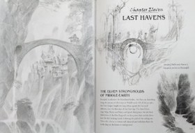 تصویر آرت بوک ارباب حلقه‌ها (موردور) A Middle-Earth Traveller: Sketches from Bag End to Mordor 