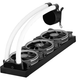 تصویر خنک کننده پردازنده فاطر مدل FW-360R3B1 Fater FW-360R3B1 360 Black CPU Liquid Cooler