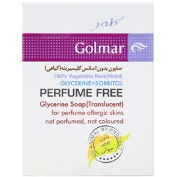 تصویر صابون بدون اسانس گلیسیرینه گلمر 100 گرم Golmar Glycerine Soap 100 g