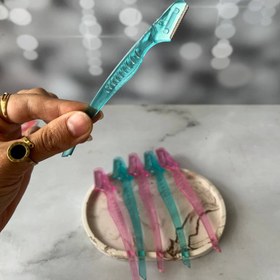 تصویر تیغ ابرو مدل ماهی 