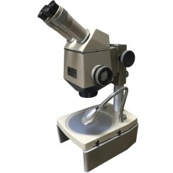 تصویر میکروسکوپ دو چشمی کارکرده لوپ الیمپوس مدل VICKERS ZOOMAX 