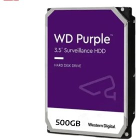 تصویر هارد وسترن دیجیتال بنفش ظرفیت 500 گیگابایت مدل WD05PURX 