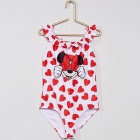 تصویر مایو دخترانه کیابی طرح میکی موس XX463 Minnie Mouse swimsuit kiabi XX463