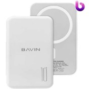 تصویر پاوربانک وایرلس 10000 مگ سیف باوین Bavin Y-PC1016 توان 20 وات Bavin PC1016 Wireless Power Bank